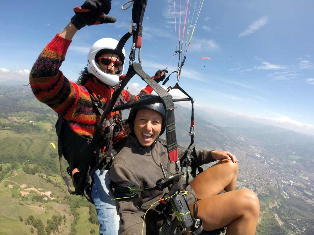 Vuelo tándem en San Félix, experiencia aérea colombiana